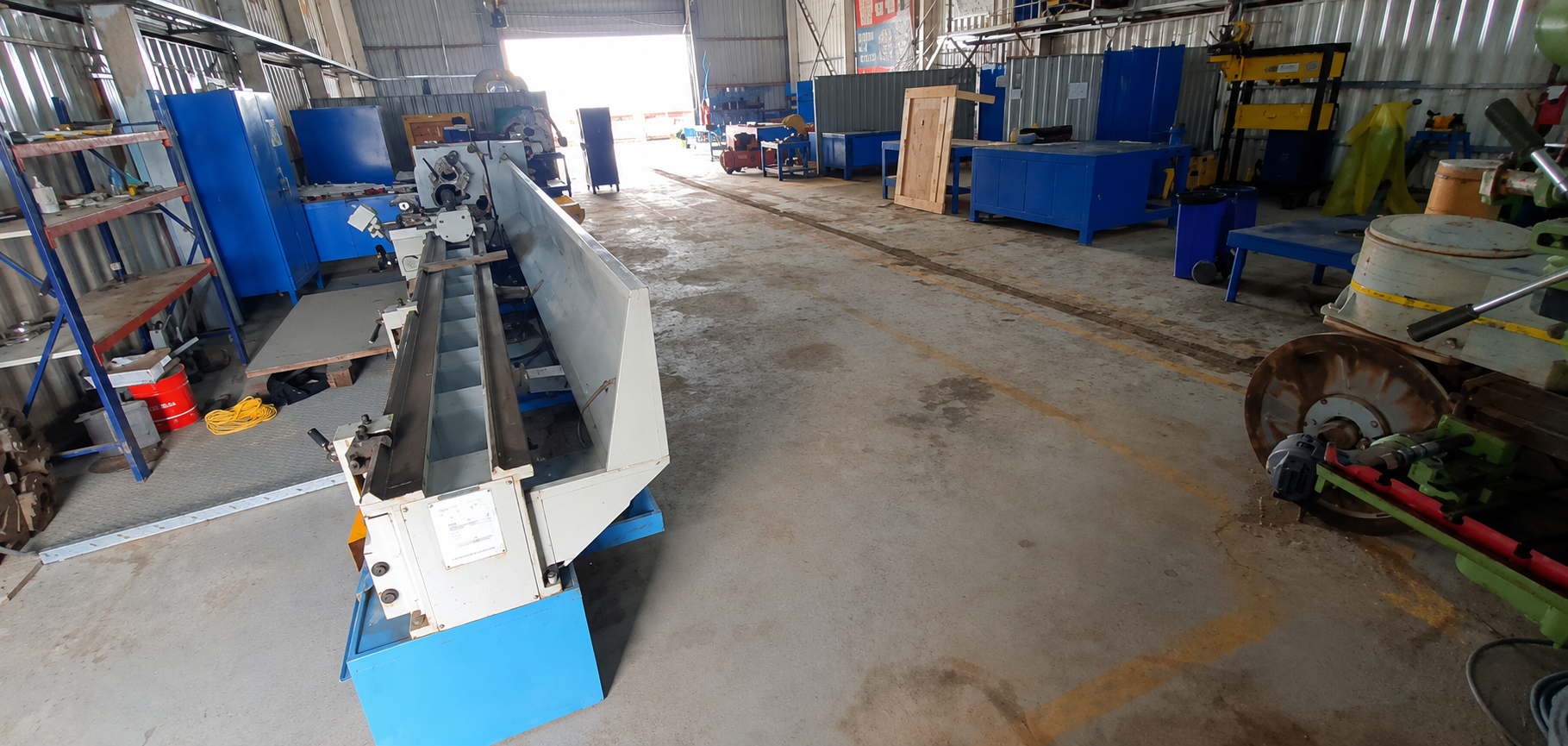 ASE maintenance workshop interior